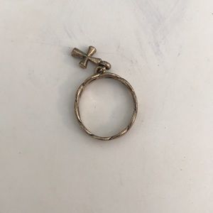 James Avery cross ring size 6